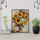 Pintar por números Hermosos Girasoles