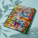 Painting by numbers Bicycle and Dogs