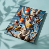Painting by numbers Birds in a Tree Full of Life
