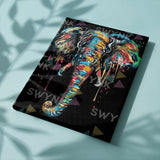 Pintar por números Elefante Negro con Colores