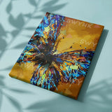 Paint by numbers Blå Sommerfugl