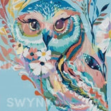 Painting by numbers Blue Owl
