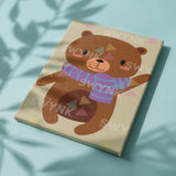 Painting by numbers Brown Bear