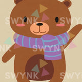 Painting by numbers Brown Bear