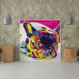 Malen nach Zahlen Bulldogge