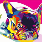 Paint by numbers Bulldog