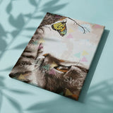 Painting by numbers Cat and a Butterfly