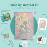 Paint by numbers Katte og Blomster