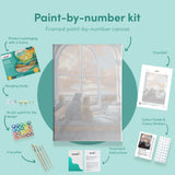 Painting by numbers Cats by the Window