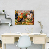 Schilderen op nummer Kippen