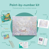 Painting by numbers Christmas in Town