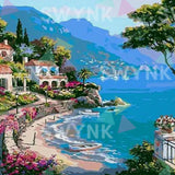 Painting by numbers City by the Sea