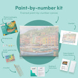 Painting by numbers City with Boat