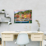 Painting by numbers City with Boat