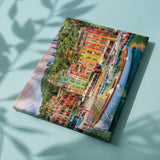 Painting by numbers City with Boat