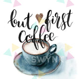 Painting by numbers Coffee - But First Coffee