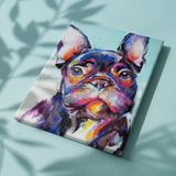 Malen nach Zahlen Bunte Bulldogge