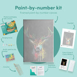 Painting by numbers Colorful Deer