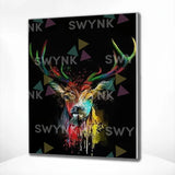 Painting by numbers Colorful Deer