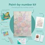 Paint by numbers Värikäs kukkakimppu