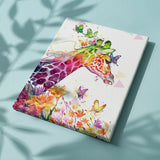 Painting by numbers Colourful Giraffe