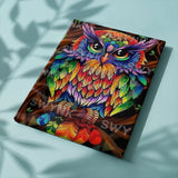 Painting by numbers Colourful Owl