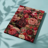 Malowanie po numerach Kolorowe róże