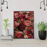 Malowanie po numerach Kolorowe róże