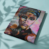 Pintar por números Mujer Colorida Rosa