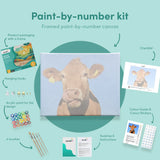 Schilderen op nummer Koe