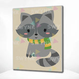 Malowanie po numerach Śliczny kotek