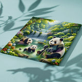 Paint by numbers Søde Pandaer ved Søen