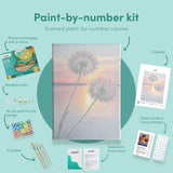 Painting by numbers Dandelion with Sunset