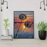 Painting by numbers Dandelion with Sunset