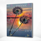 Painting by numbers Dandelion with Sunset