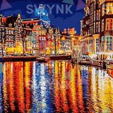 Painting by numbers Dark City