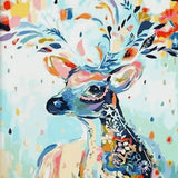 Schilderen op nummer Hert