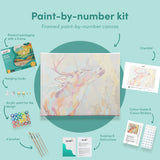 Painting by numbers Deer with Cheerful Colours