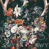 Malowanie po numerach Jeleń z kwiatami