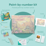 Schilderen op nummer Dinosaurus