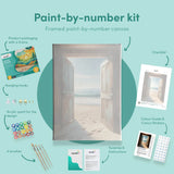 Painting by numbers Door to an Idyllic Beach