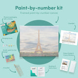 Painting by numbers Eiffel Tower
