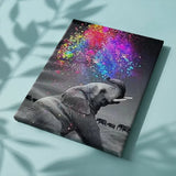 Schilderen op nummer Olifant