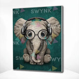 Malowanie po numerach Słoń