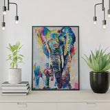 Painting by numbers Elephant and Baby