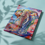 Painting by numbers Elephant with Cheerful Colors