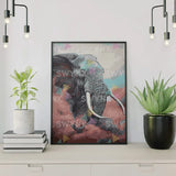 Paint by numbers Norsu ja vaaleanpunainen pilvi