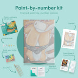 Pintar por numeros Señoras Gordas - Baño