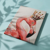 Malowanie po numerach Flaming z koroną