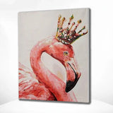 Malowanie po numerach Flaming z koroną